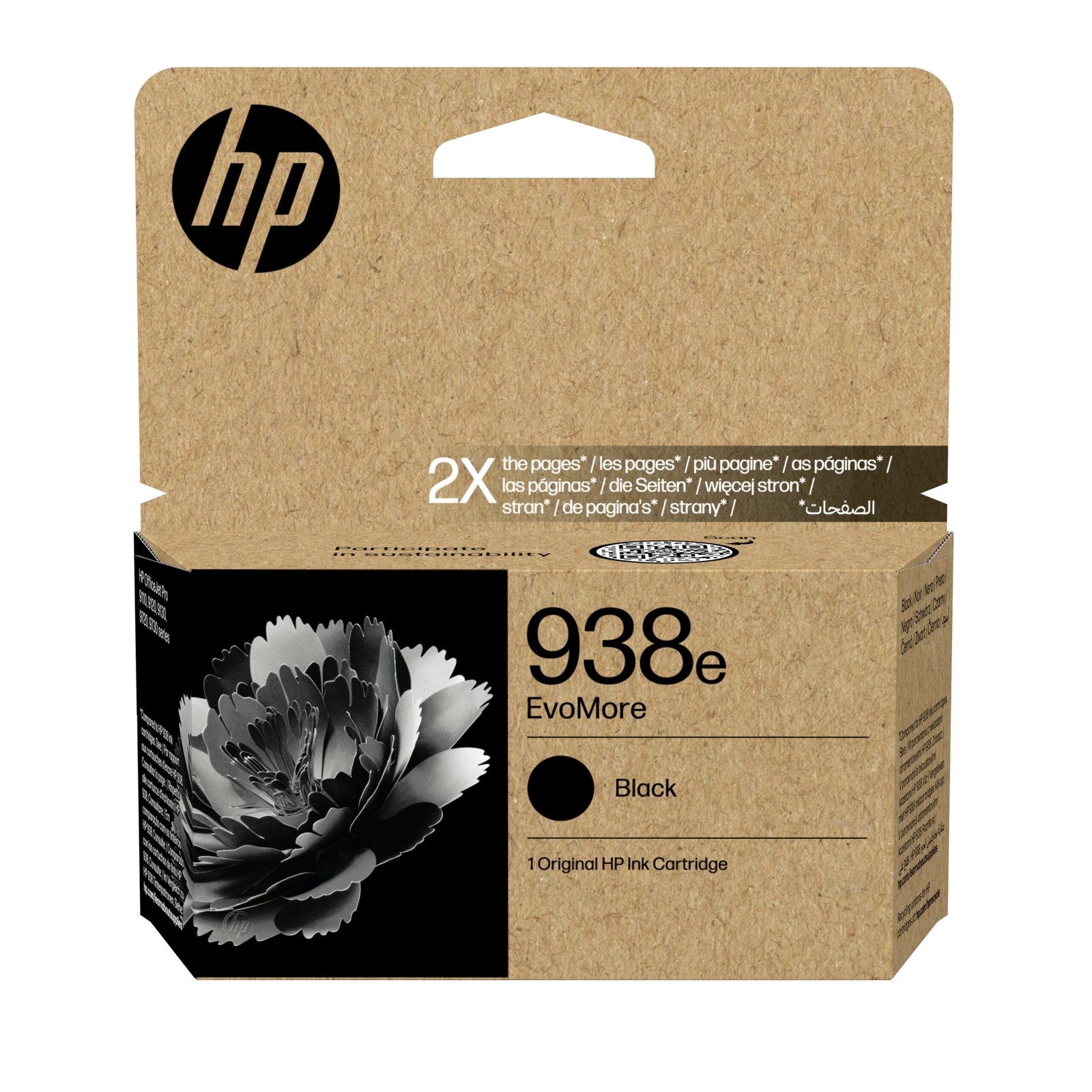 HP 938e EvoMore Black Original Ink Kartric (4S6Y2PE)