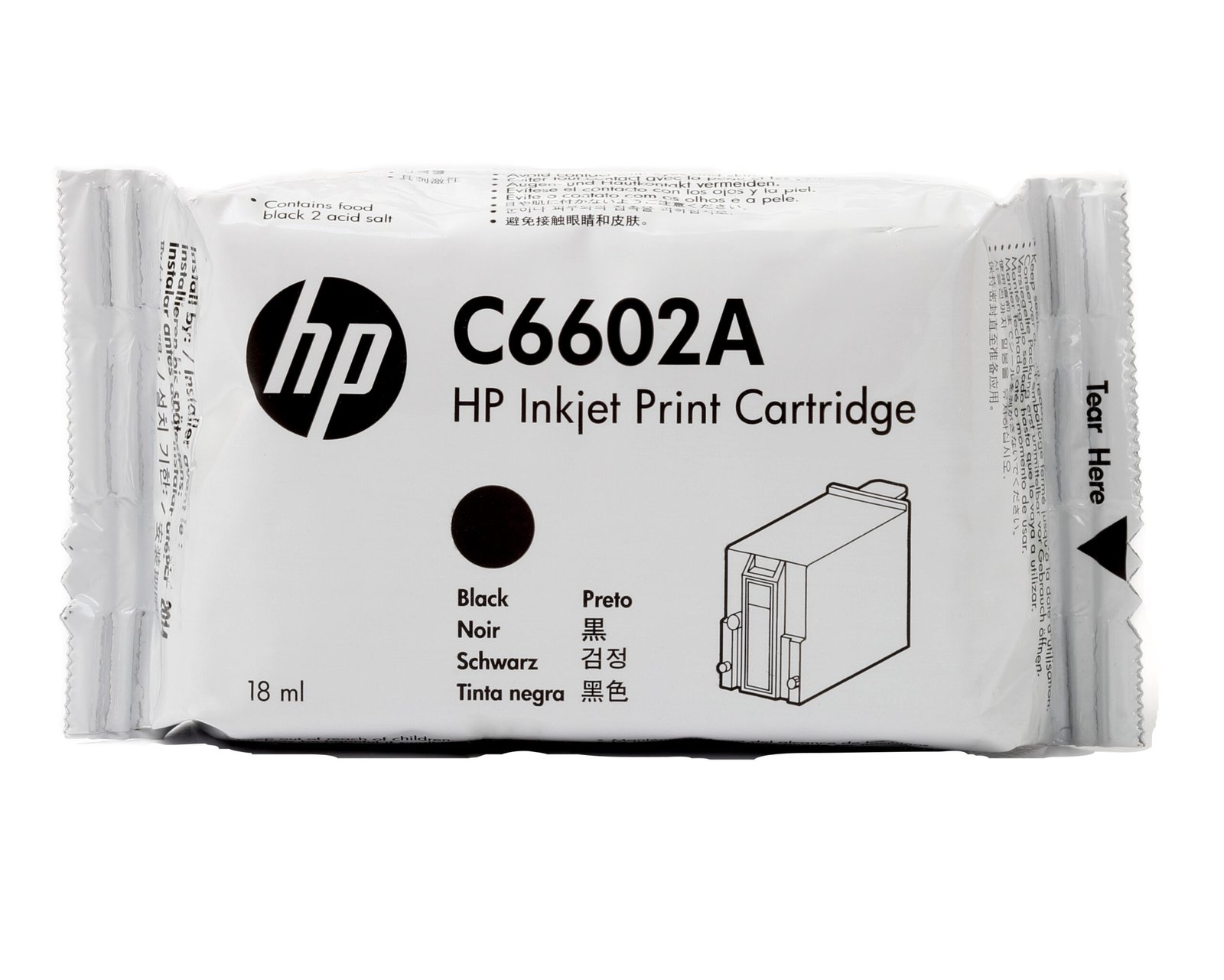 HP Black Generic Inkjet Print Kartric (C6602A)