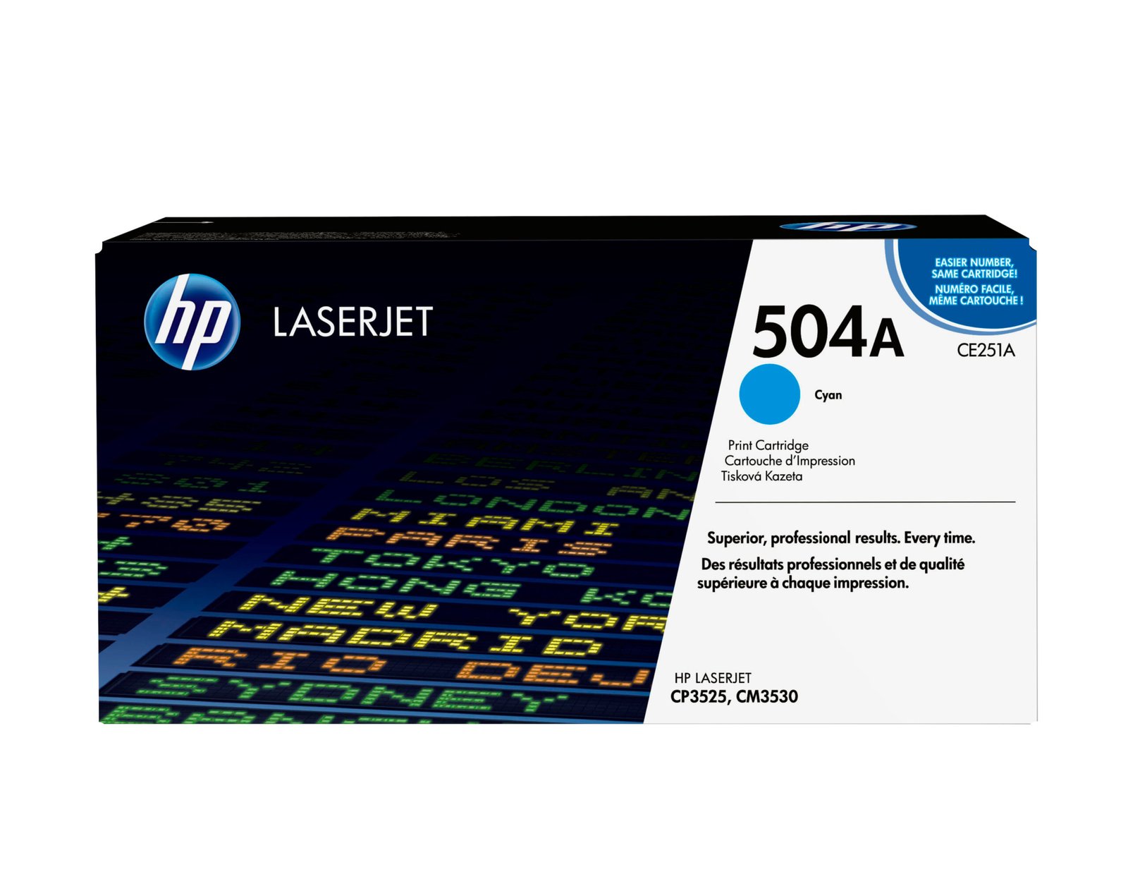 HP 504A Cyan Original LaserJet Toner Kartric (CE251A)