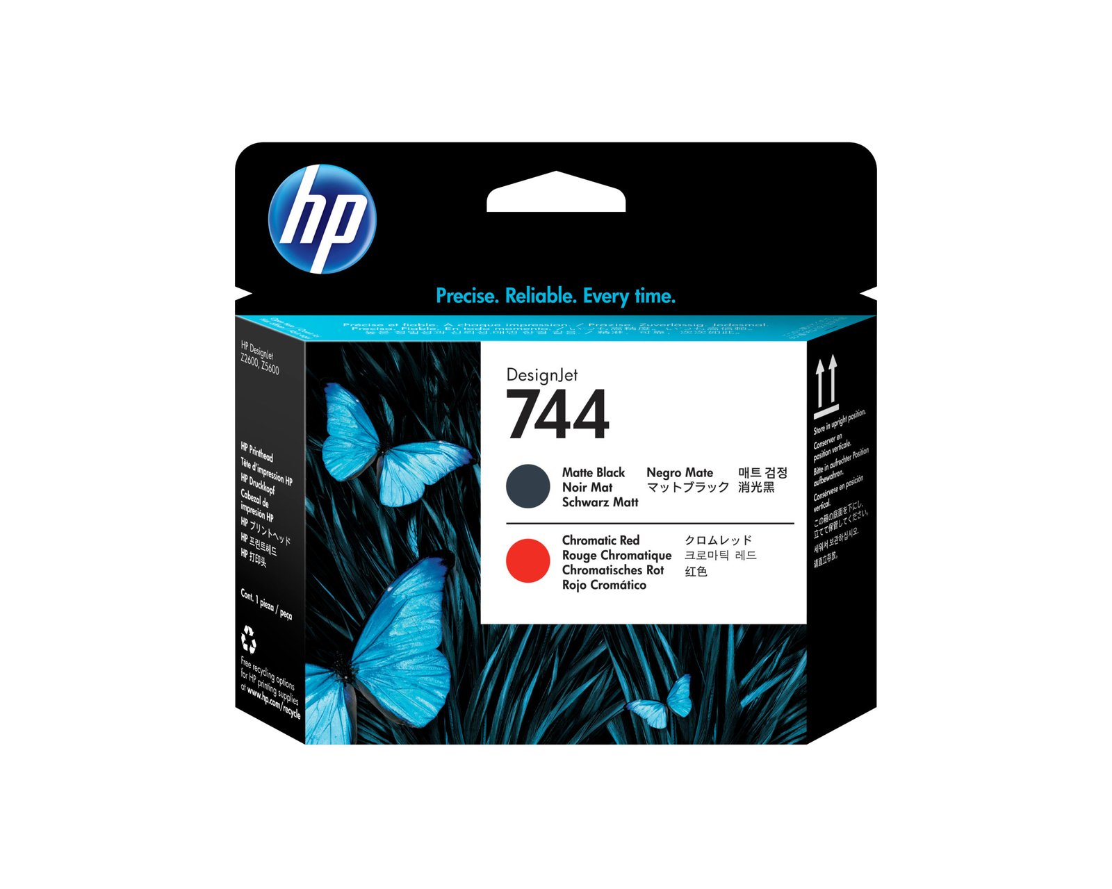 HP 744 Matte Black/Chromatic Red DesignJet Printhead (F9J88A) HP 744 Matte Black/Chromatic Red DesignJet Printhead (F9J88A)