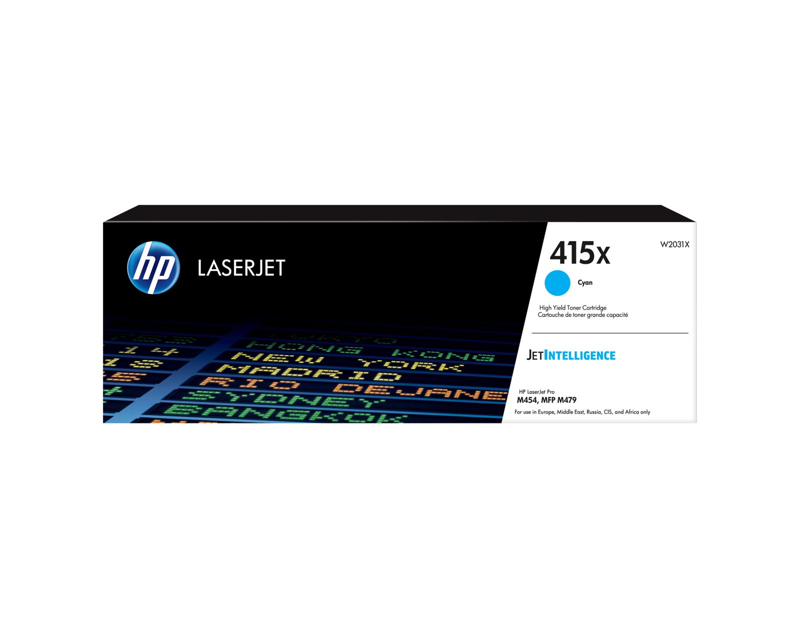HP 415X High Yield Cyan Original LaserJet Toner Kartric (W2031X) HP 415X High Yield Cyan Original LaserJet Toner Kartric (W2031X)