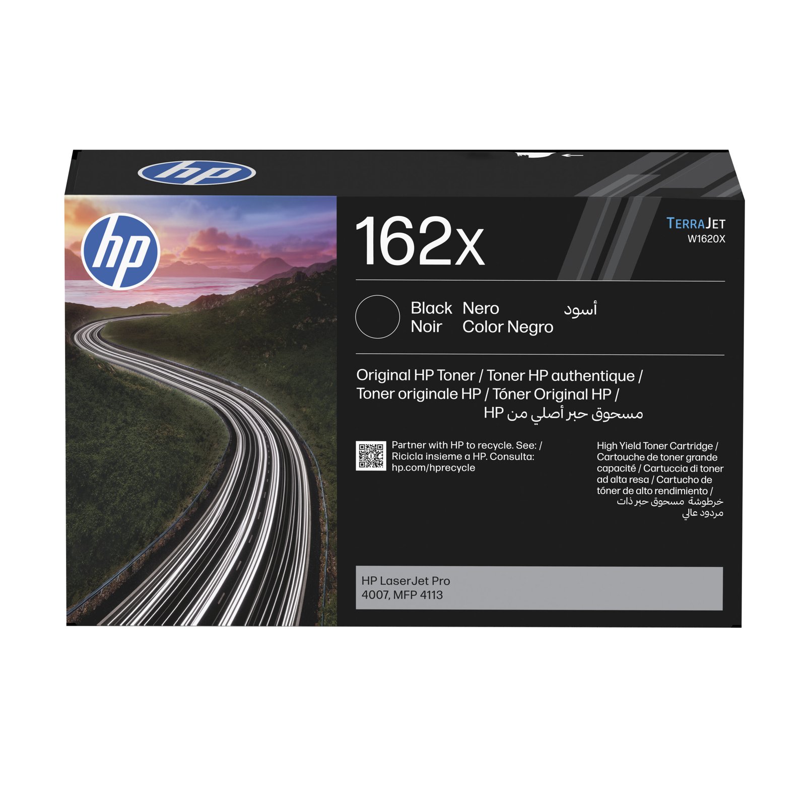 HP 162X High Yield Black Original LaserJet Toner Kartric (W1620X)