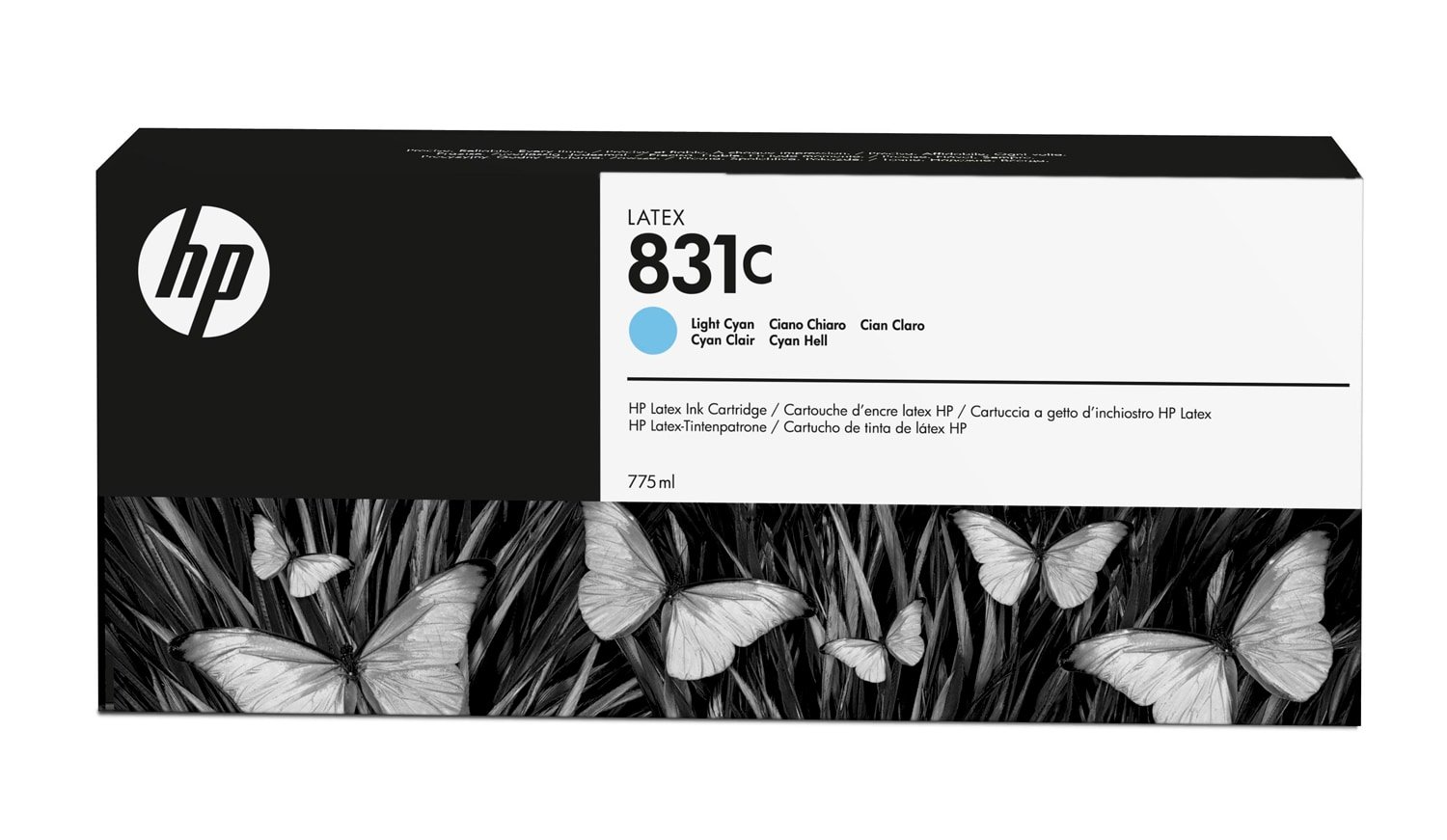 HP 831C 775-ml Light Cyan Latex Ink Kartric (CZ698A)
