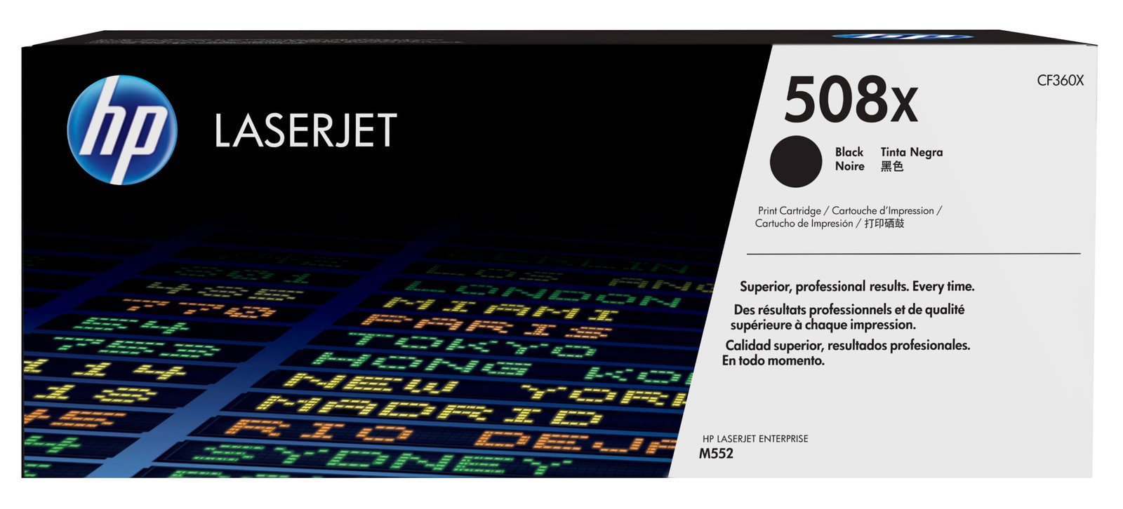 HP 508X High Yield Black Original LaserJet Toner Kartric (CF360X) HP 508X High Yield Black Original LaserJet Toner Kartric (CF360X)