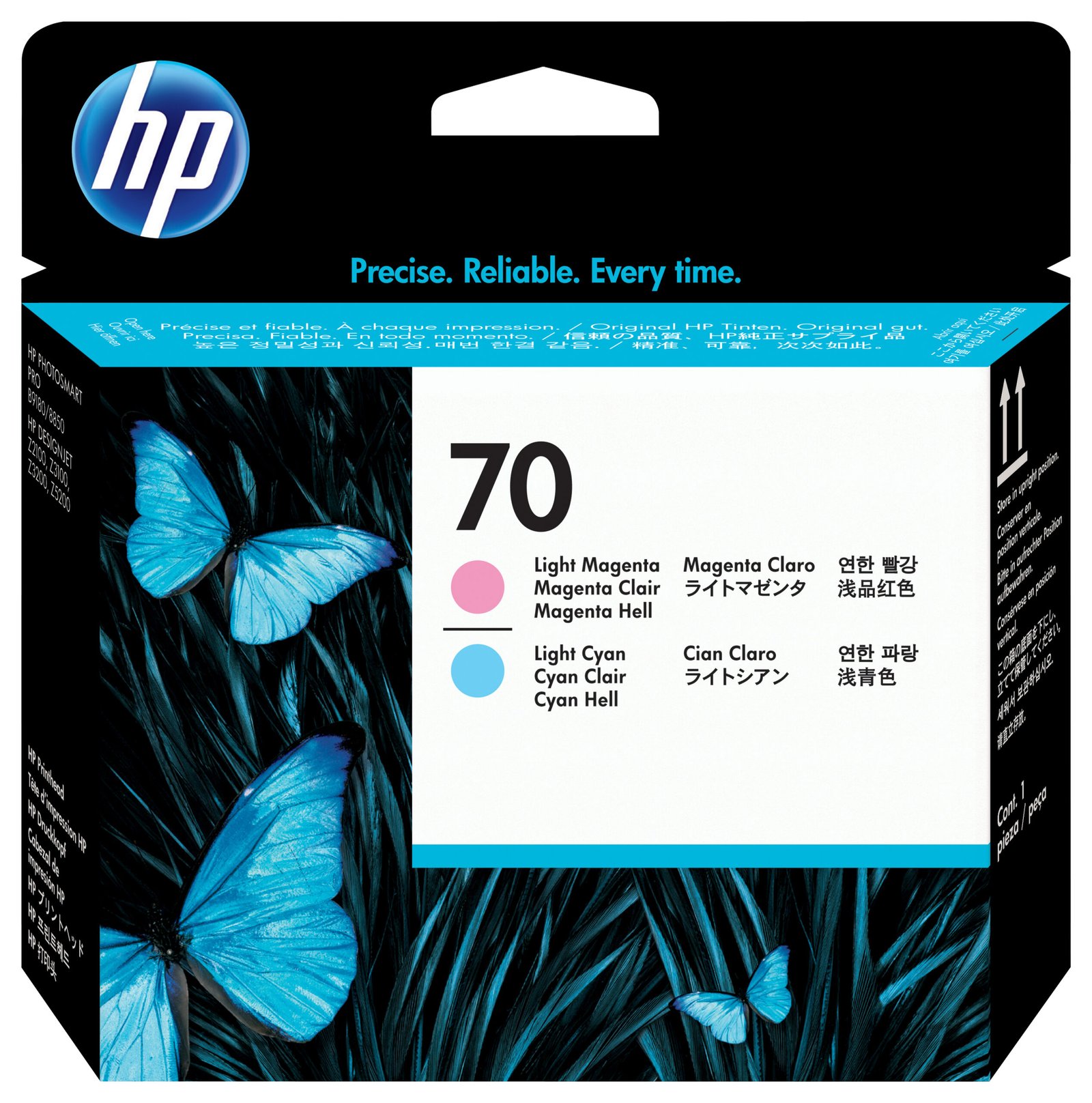 HP 70 Light Magenta and Light Cyan DesignJet Printhead (C9405A)
