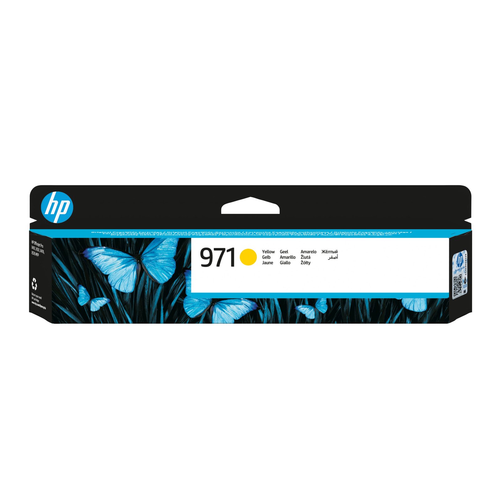 HP 971 Yellow Original Ink Kartric (CN624AE)