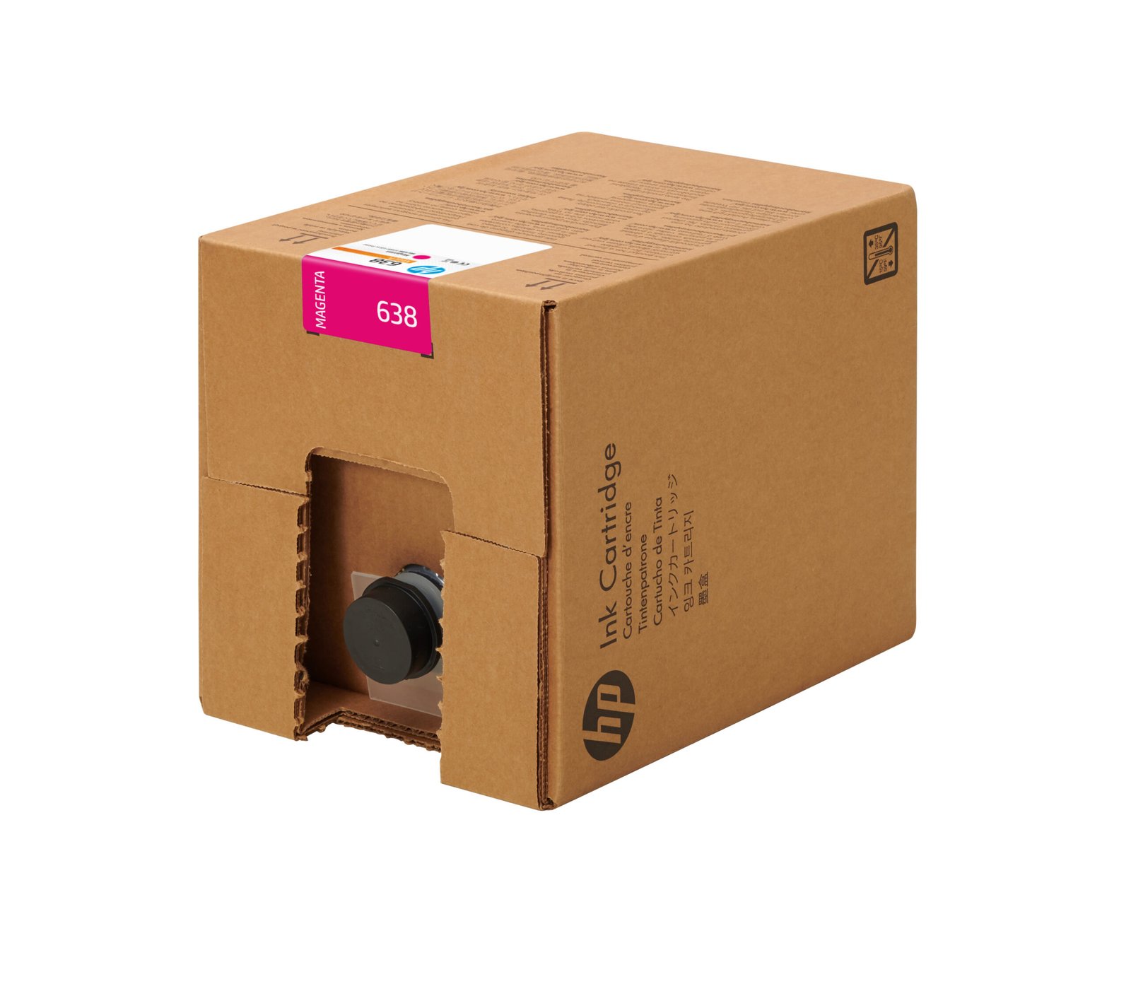 HP 638 10-liter Magenta Stitch Dye Sublimation Ink Kartric (4UV65A)