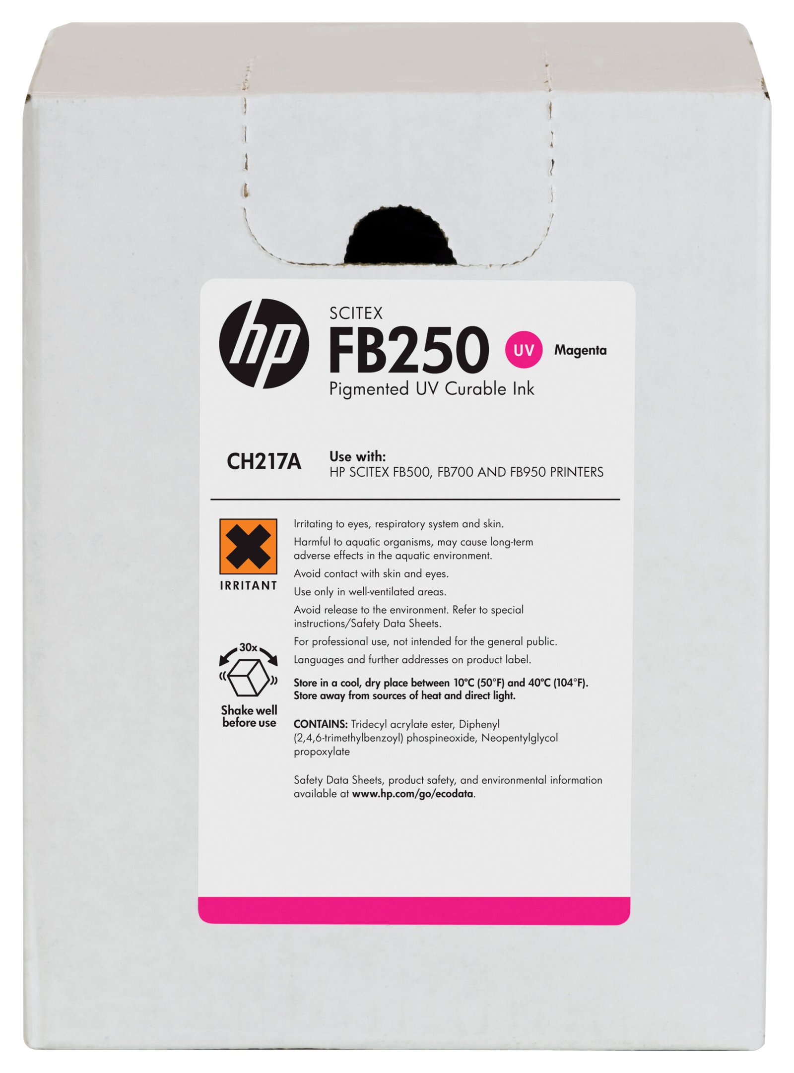 HP FB250 3-liter Magenta Scitex Ink (CH217A)