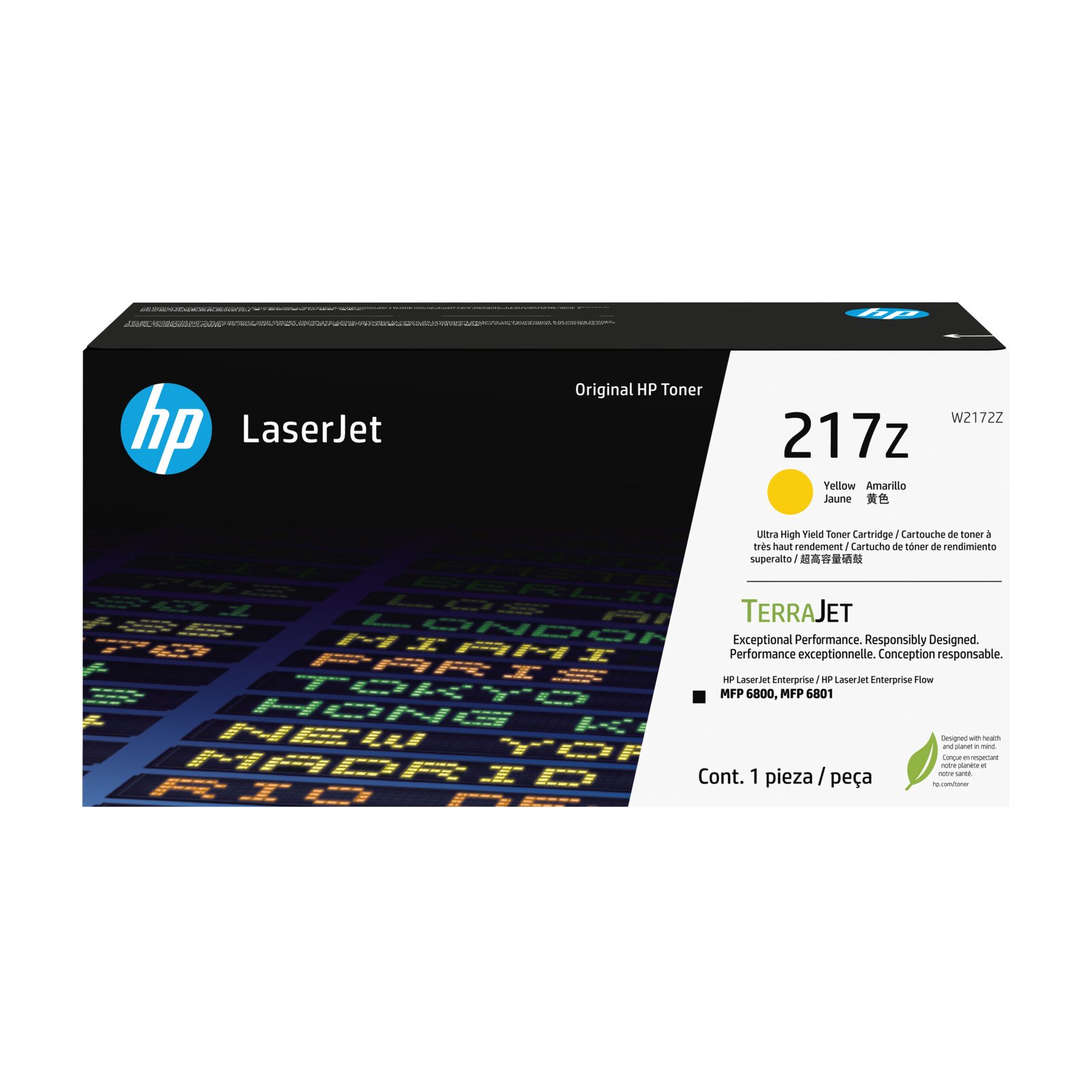 HP 217Z Ylw Original LaserJet Toner Crtg (W2172Z) HP 217Z Ylw Original LaserJet Toner Crtg (W2172Z)