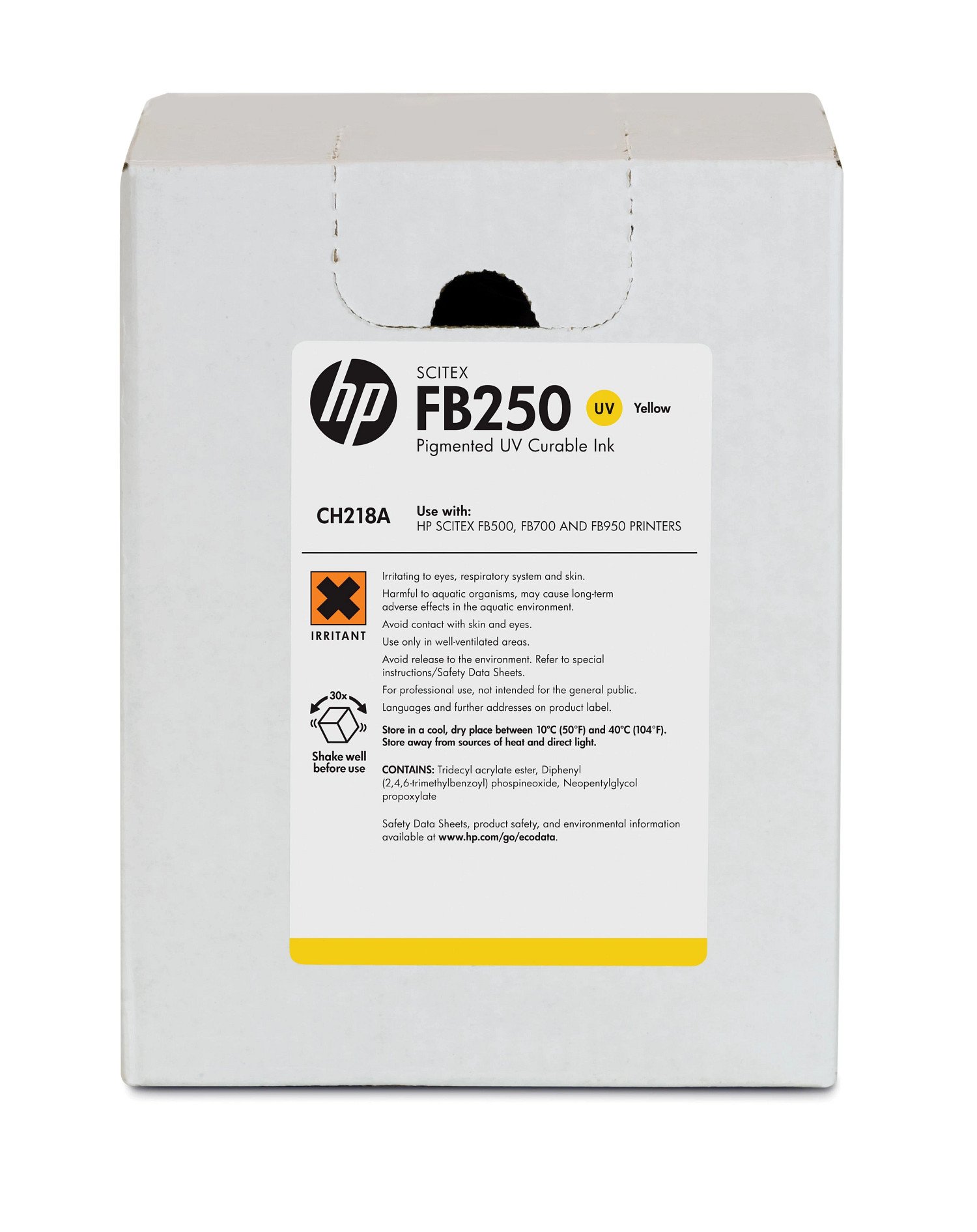 HP FB250 3-liter Yellow Scitex Ink (CH218A)