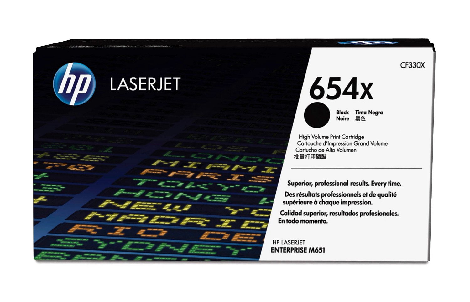 HP 654X High Yield Black Original LaserJet Toner Kartric (CF330X)