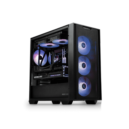 ASUS A21 PLUS Case BTF motherboard compatible, Mini-ITX, Micro-ATX 2x360 mm radiator 4x120 mm ARGB Fan (90DC00H0-B19010)