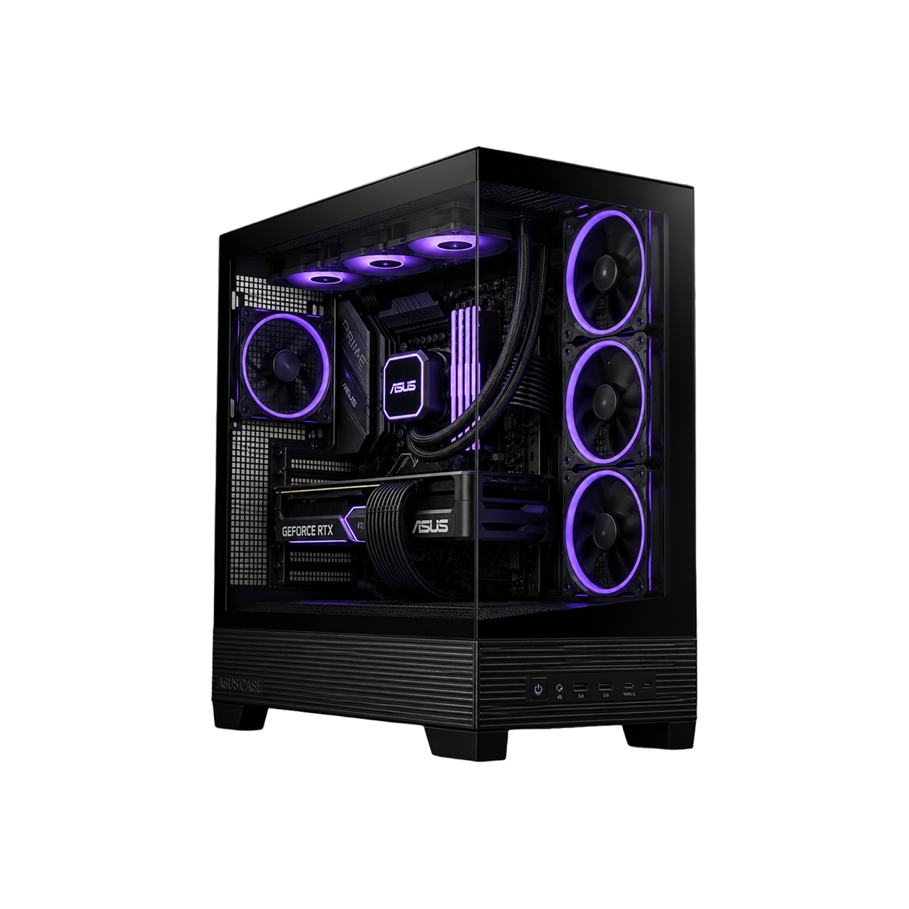 ASUS20A3120PLUS20Case20gaming-1300x1300-1.png ASUS A31 PLUS Case BTF motherboard compatible, Mini-ITX, Micro-ATX, ATX 360 mm radiator 4x120 mm ARGB Fan (90DC00R0-B19000) - Image 1