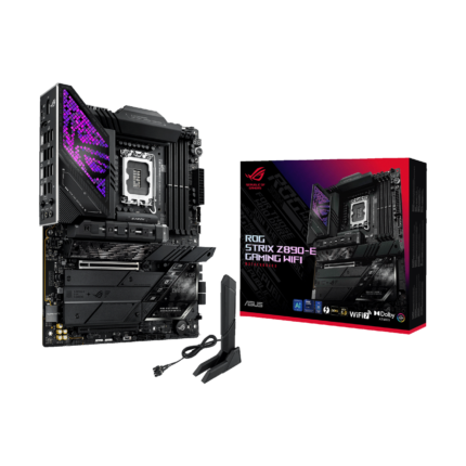 ASUS ROG STRIX Z890-E GAMING WIFI LGA1851 Intel Core Ultra(Series 2) Intel Z890 4xDDR5 7xM.2 4xSATA Wi-Fi 7 antena Bluetooth 5.4 ATX (90MB1IM0-M0EAY0)