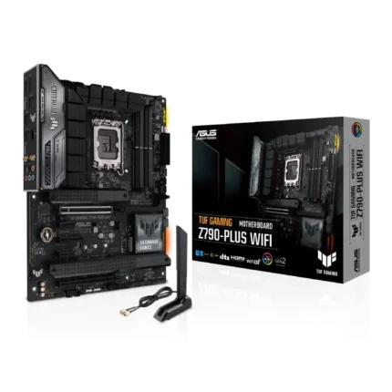 ASUS TUF GAMING Z790-PLUS WIFI LGA1700 Intel Core 14th, 13th, 12th, Pentium Gold, Celeron Intel Z790 4xDDR5 4xM.2 4xSATA Wi-Fi 6E antena Bluetooth 5.3 ATX (90MB1D80-M1EAY0)