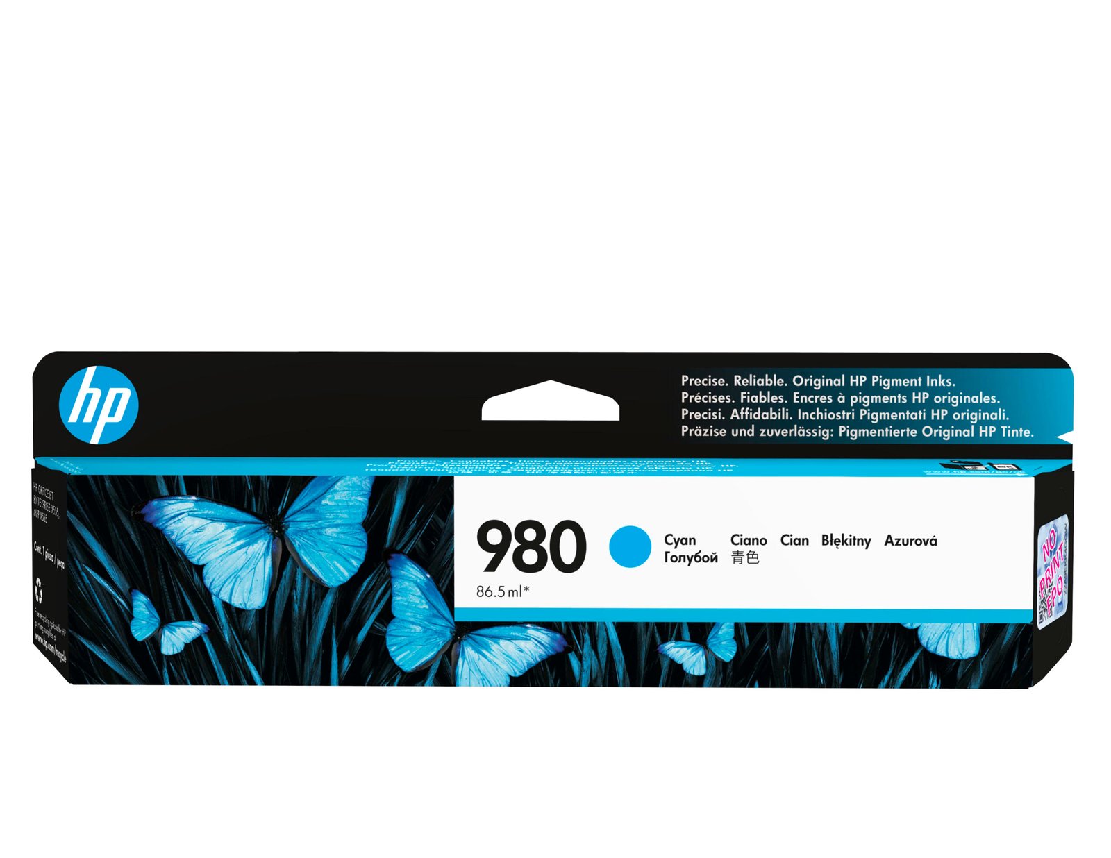 HP 980 Cyan Original Ink Kartric (D8J07A)