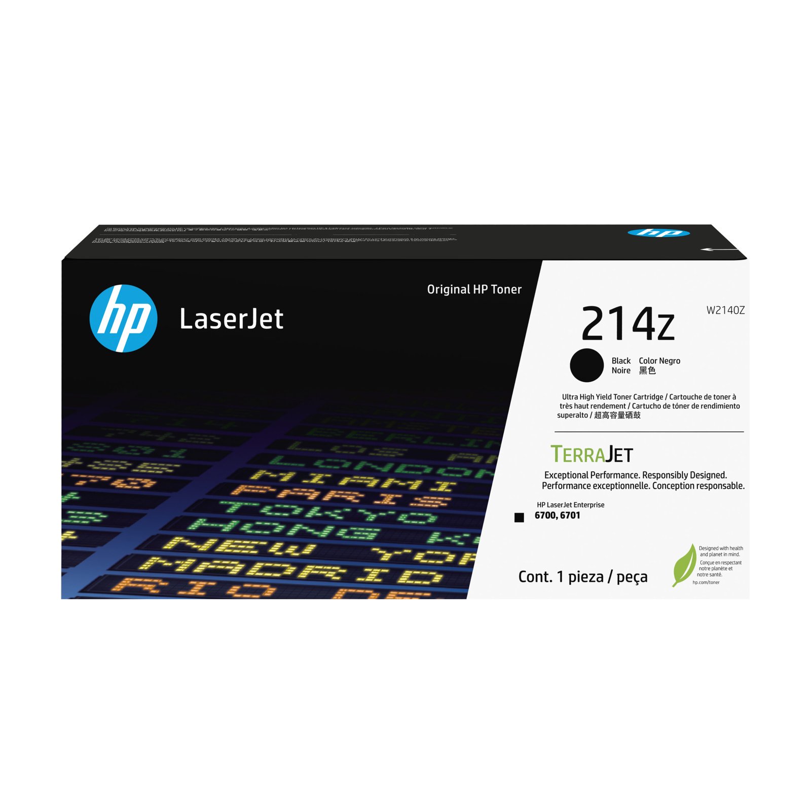 HP 214Z Blk Original LaserJet Toner Crtg (W2140Z) HP 214Z Blk Original LaserJet Toner Crtg (W2140Z)