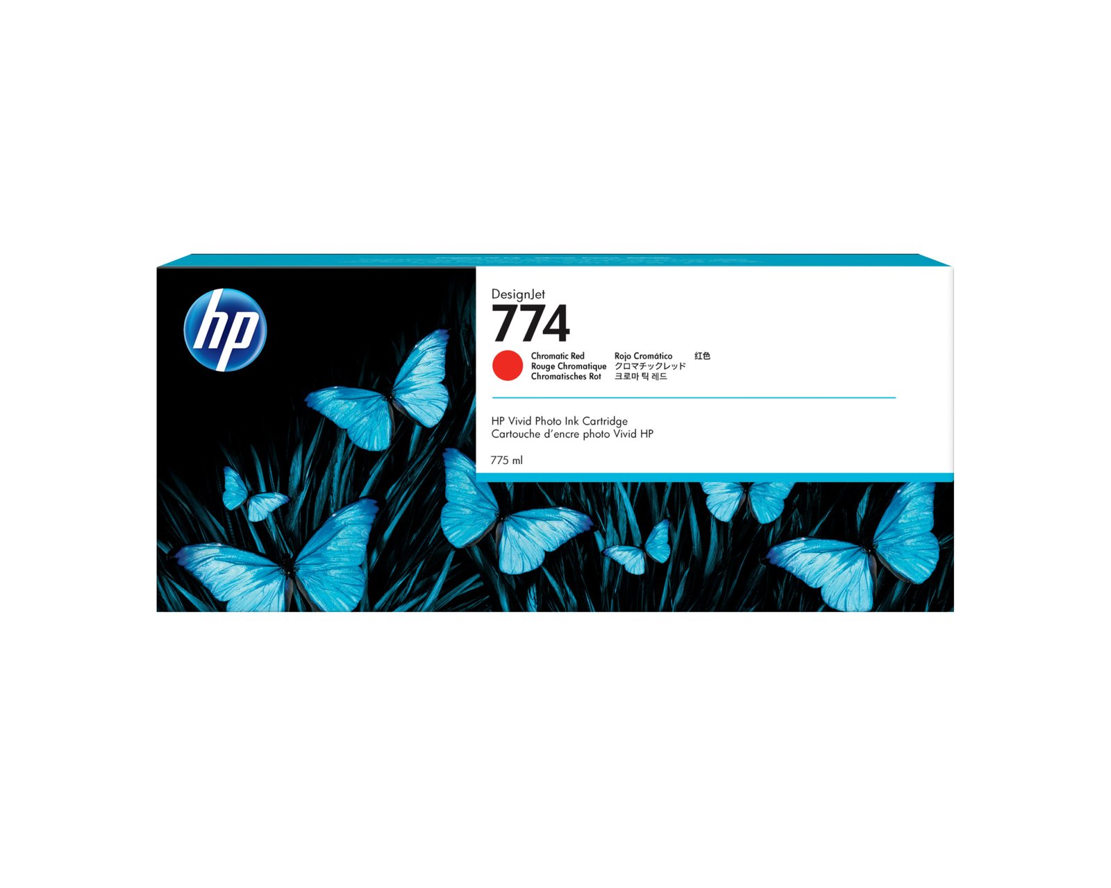 HP 774 775-ml Chromatic Red DesignJet Ink Kartric (P2W02A)