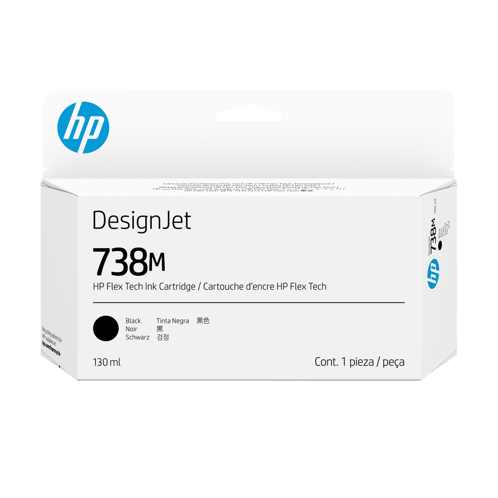 HP 738M 130 ml black ink Catridge (A24VLA)