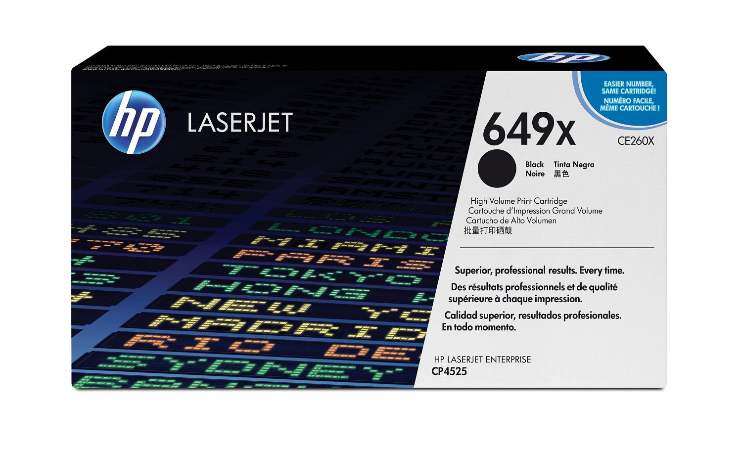 HP 649X High Yield Black Original LaserJet Toner Kartric (CE260X)