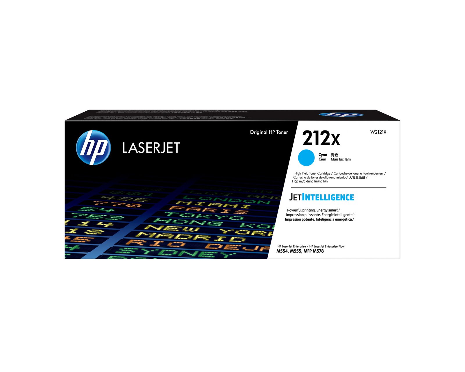 HP 212X High Yield Cyan Original LaserJet Toner Kartric (W2121X)