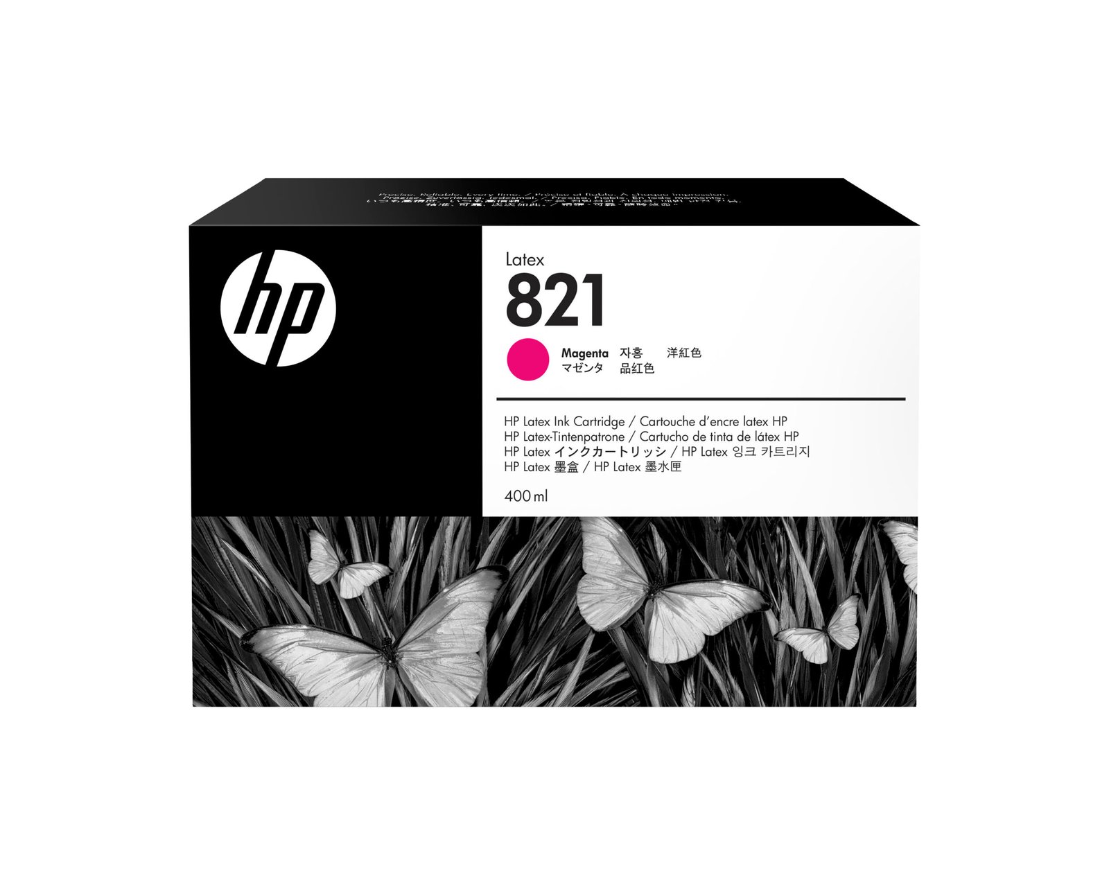 HP 821 400-ml Magenta Latex Ink Kartric (G0Y87A)