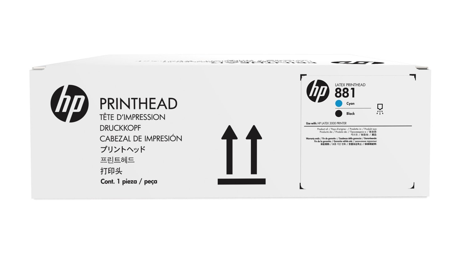HP 881 Cyan/Black Latex Printhead (CR328A) HP 881 Cyan/Black Latex Printhead (CR328A)