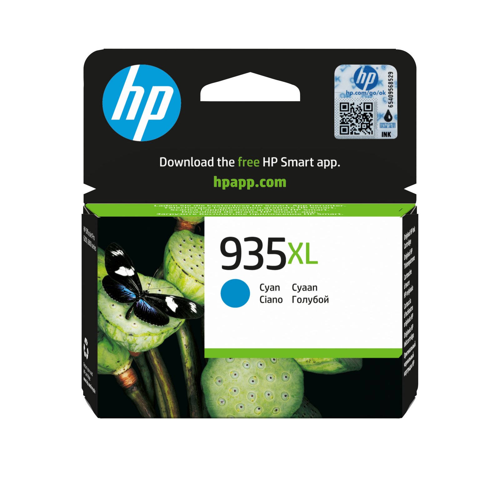 HP 935XL High Yield Cyan Original Ink Kartric (C2P24AE)