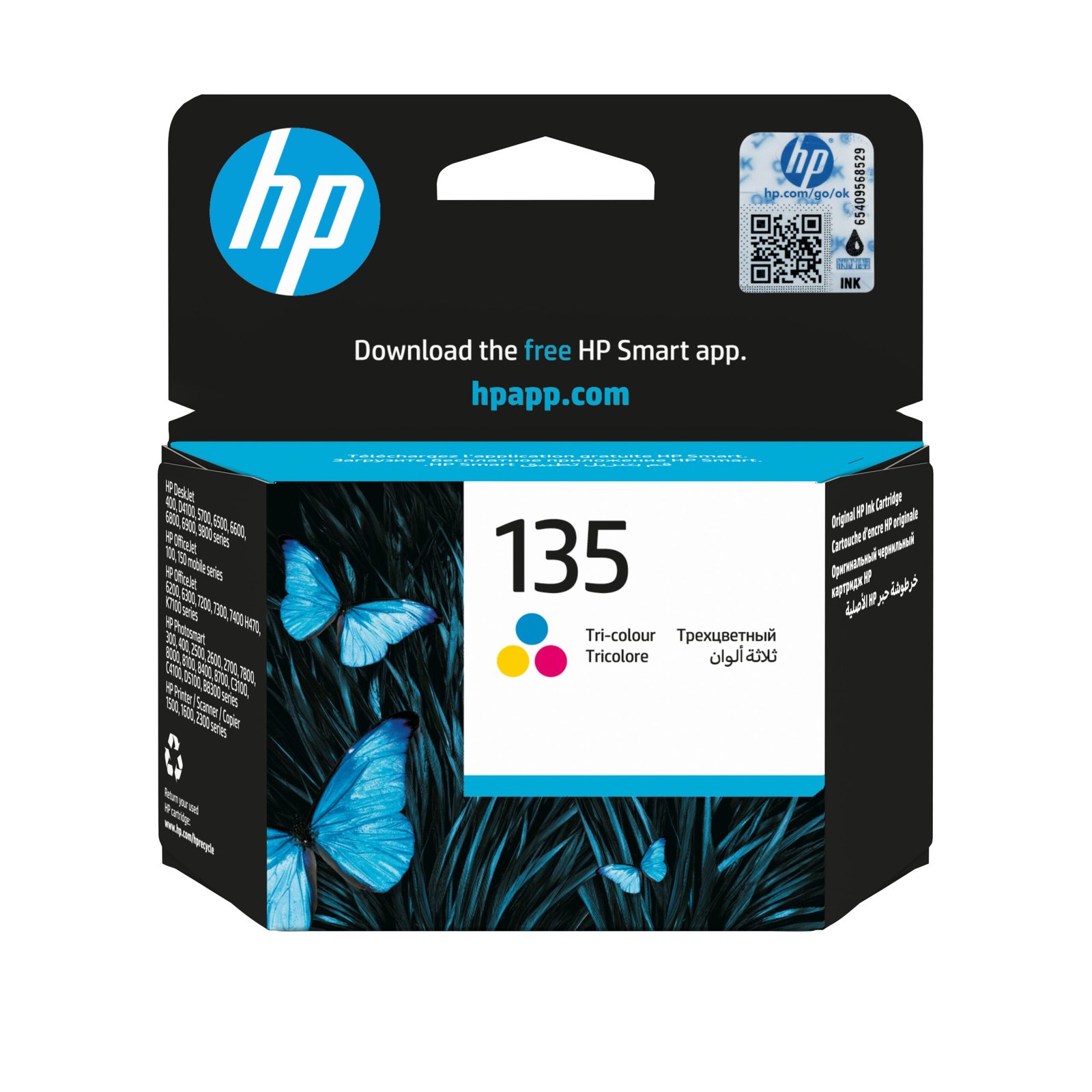 HP 135 Tri-color Original Ink Kartric (C8766HE)