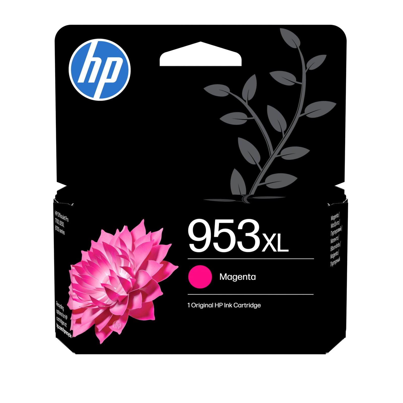 HP 953XL High Yield Magenta Original Ink Kartric (F6U17AE#301)