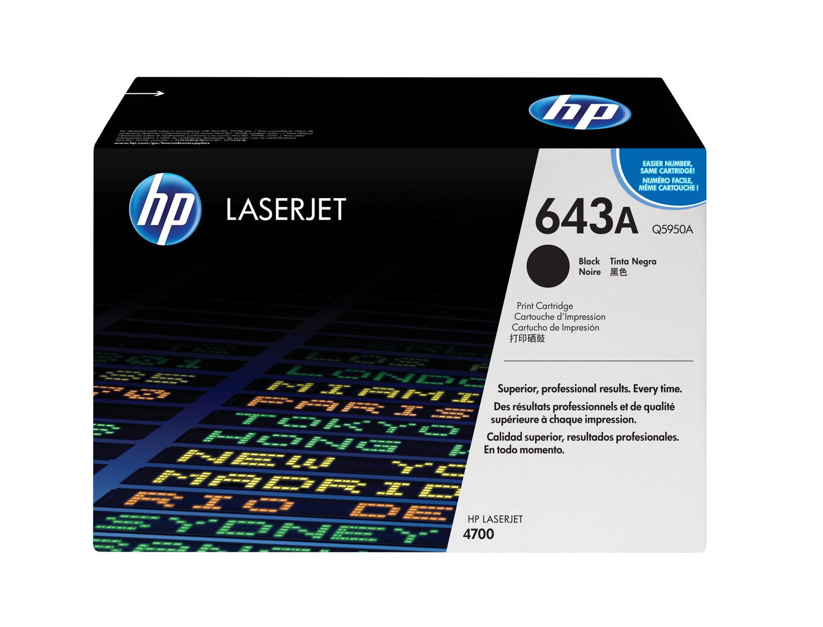 HP 643A Black Original LaserJet Toner Kartric (Q5950A)