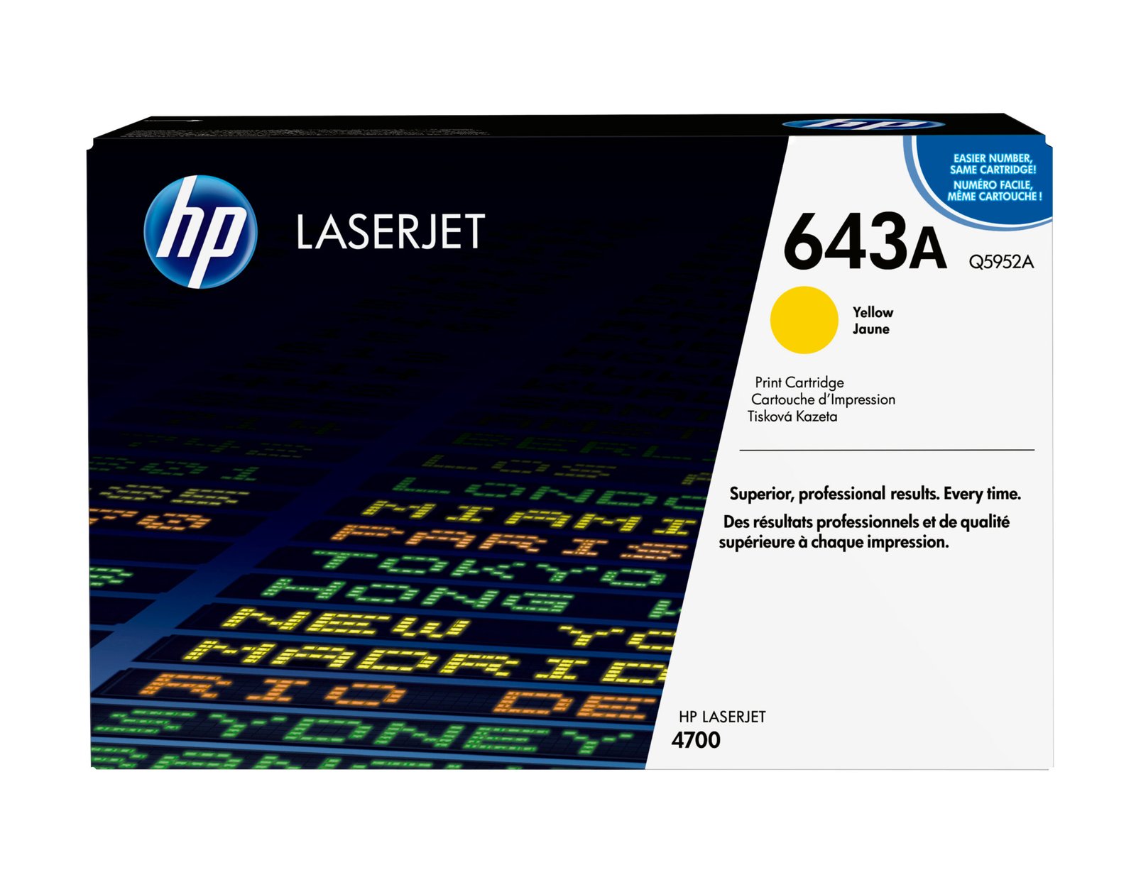 HP 643A Yellow Original LaserJet Toner Kartric (Q5952A)