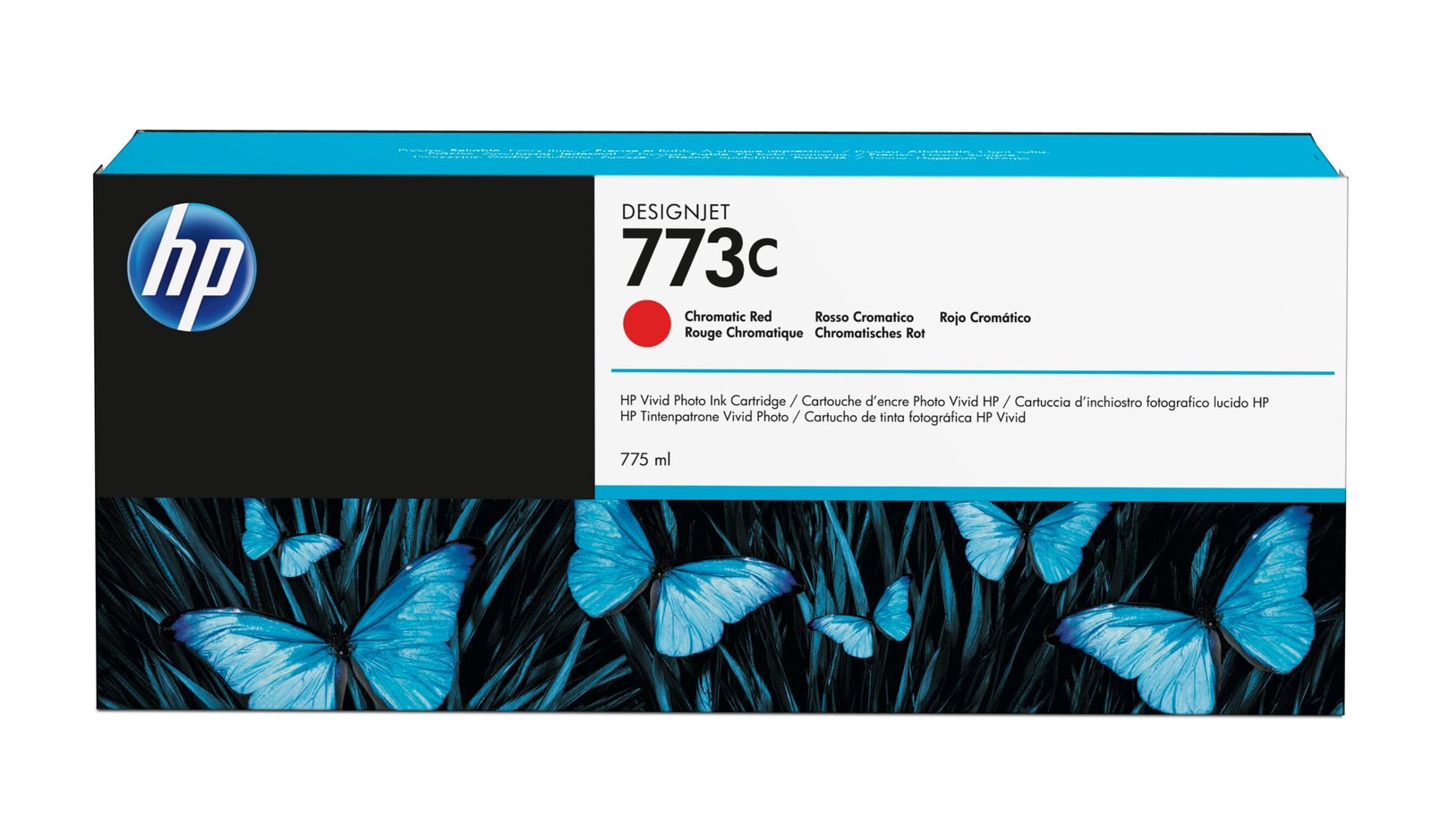 HP 773C 775-ml Chromatic Red DesignJet Ink Kartric (C1Q38A)