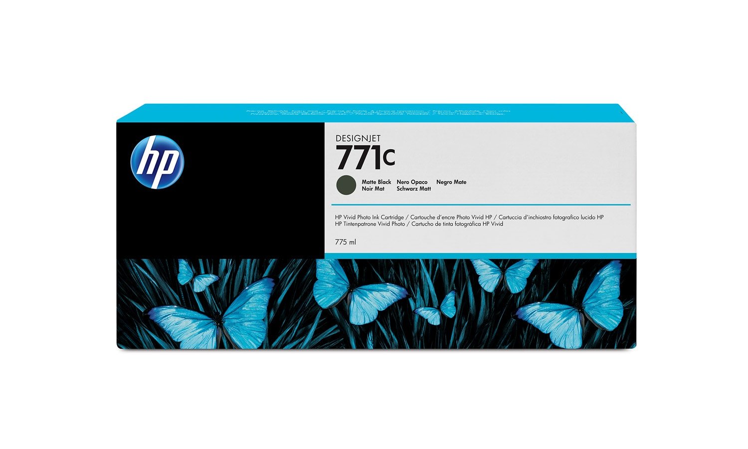 HP 771C 775-ml Matte Black DesignJet Ink Kartric (B6Y07A)
