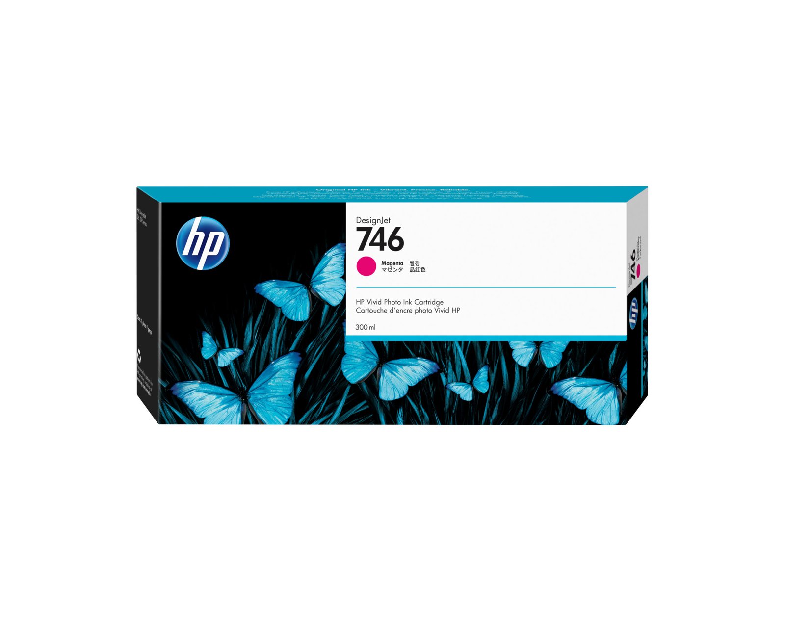 HP 746 300-ml Magenta DesignJet Ink Kartric (P2V78A)