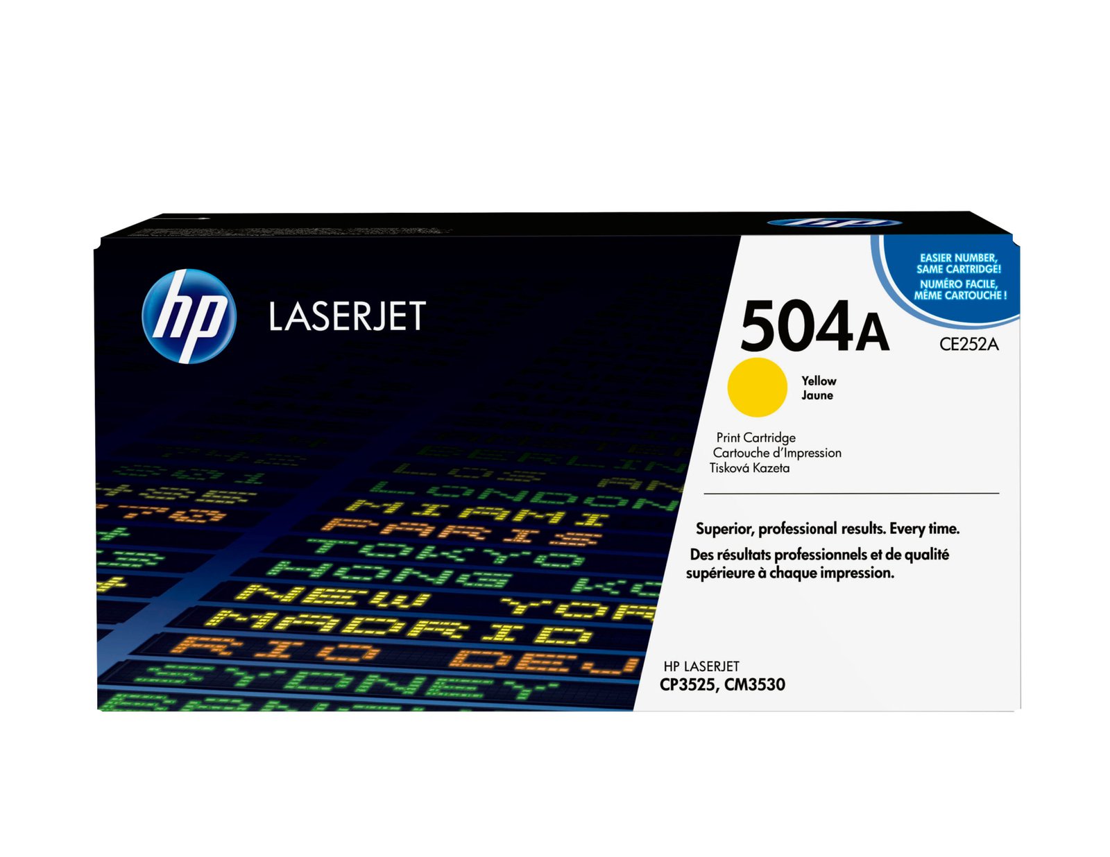 HP 504A Yellow Original LaserJet Toner Kartric (CE252A)