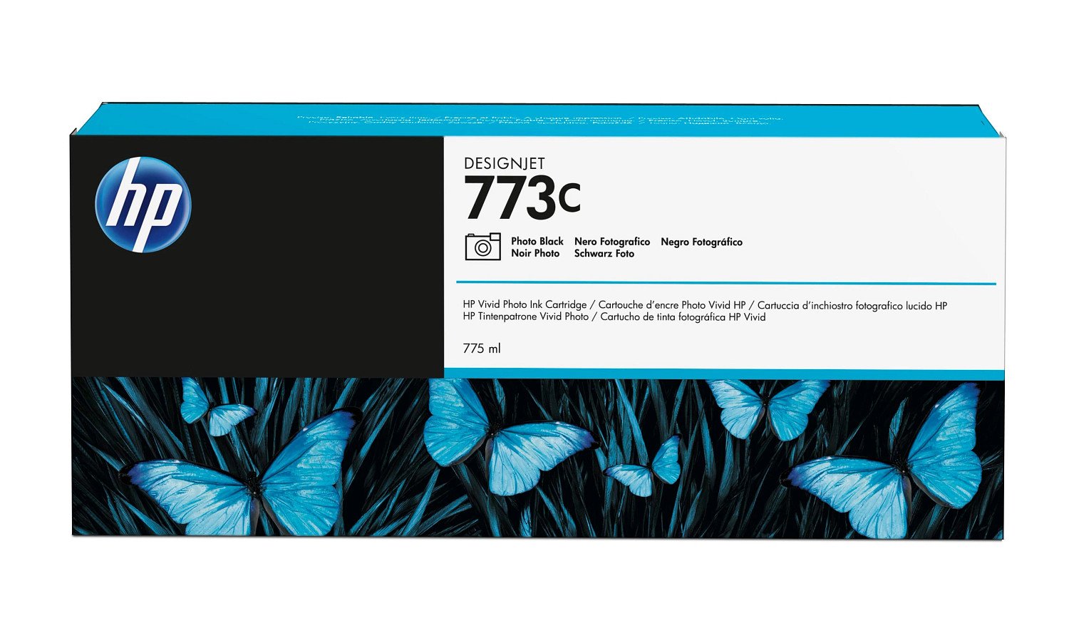 HP 773C 775-ml Photo Black DesignJet Ink Kartric (C1Q43A)