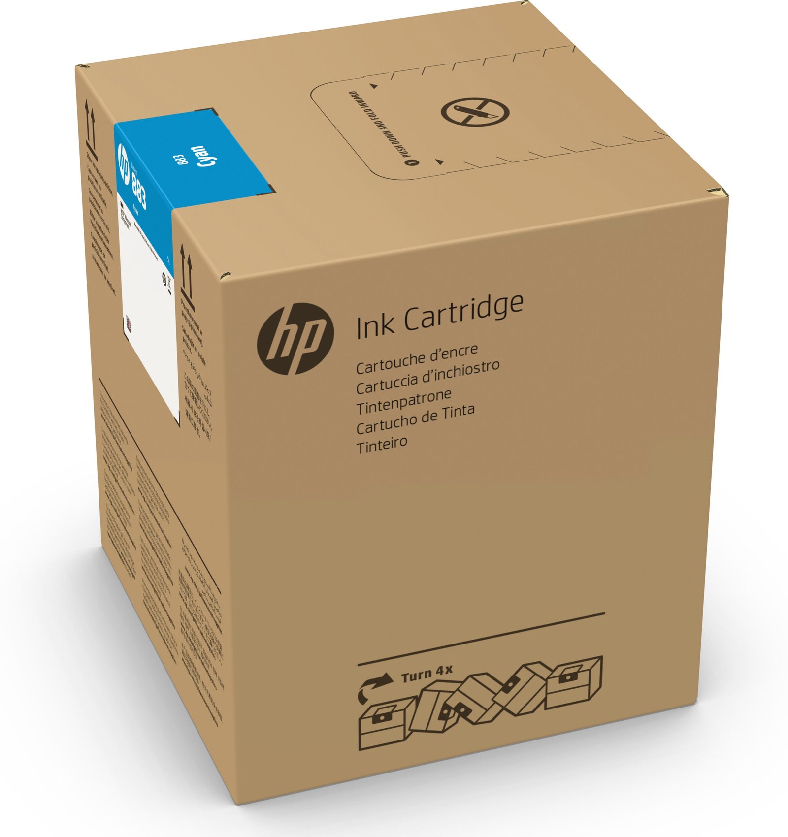 HP 883 5L Cyan Latex Ink Kartric (G0Z28A)