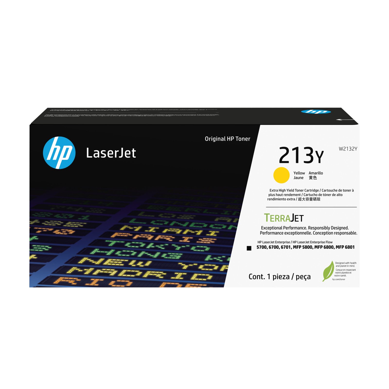 HP 213Y Ylw Original LaserJet Toner Crtg (W2132Y)