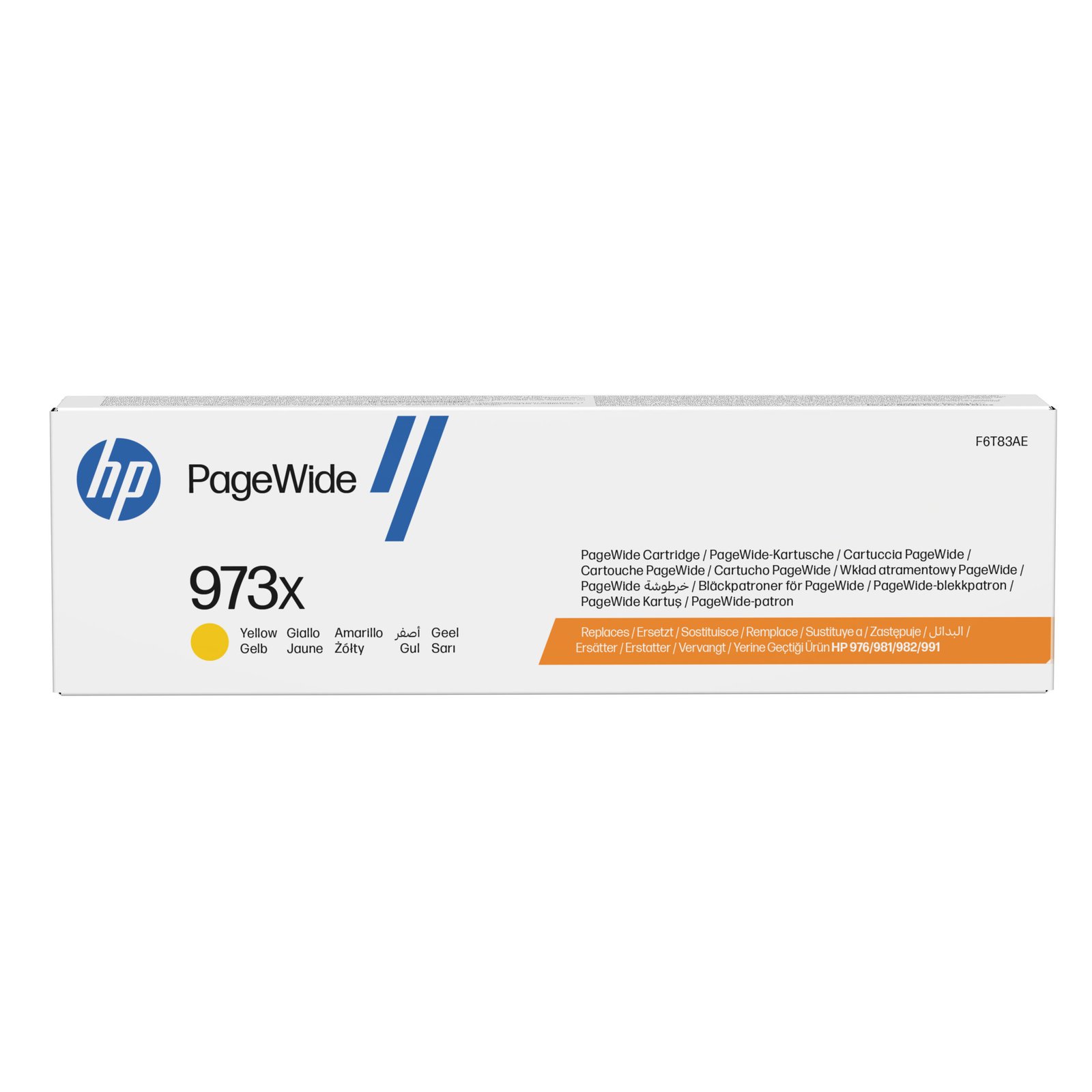 HP 973X High Yield Yellow Original PageWide Kartric (F6T83AE)
