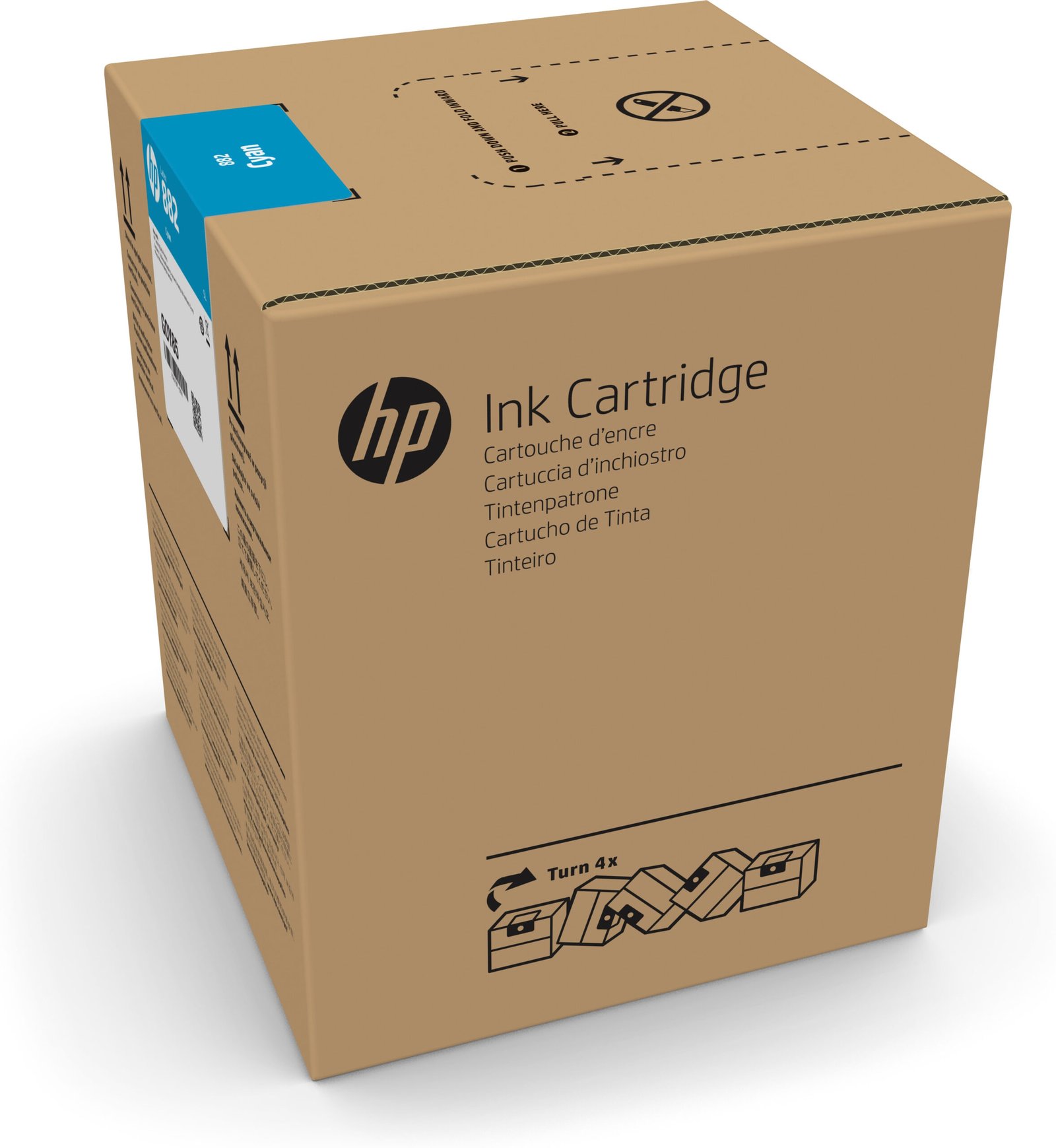 HP 882 5-liter Cyan Latex Ink Kartric (G0Z10A)