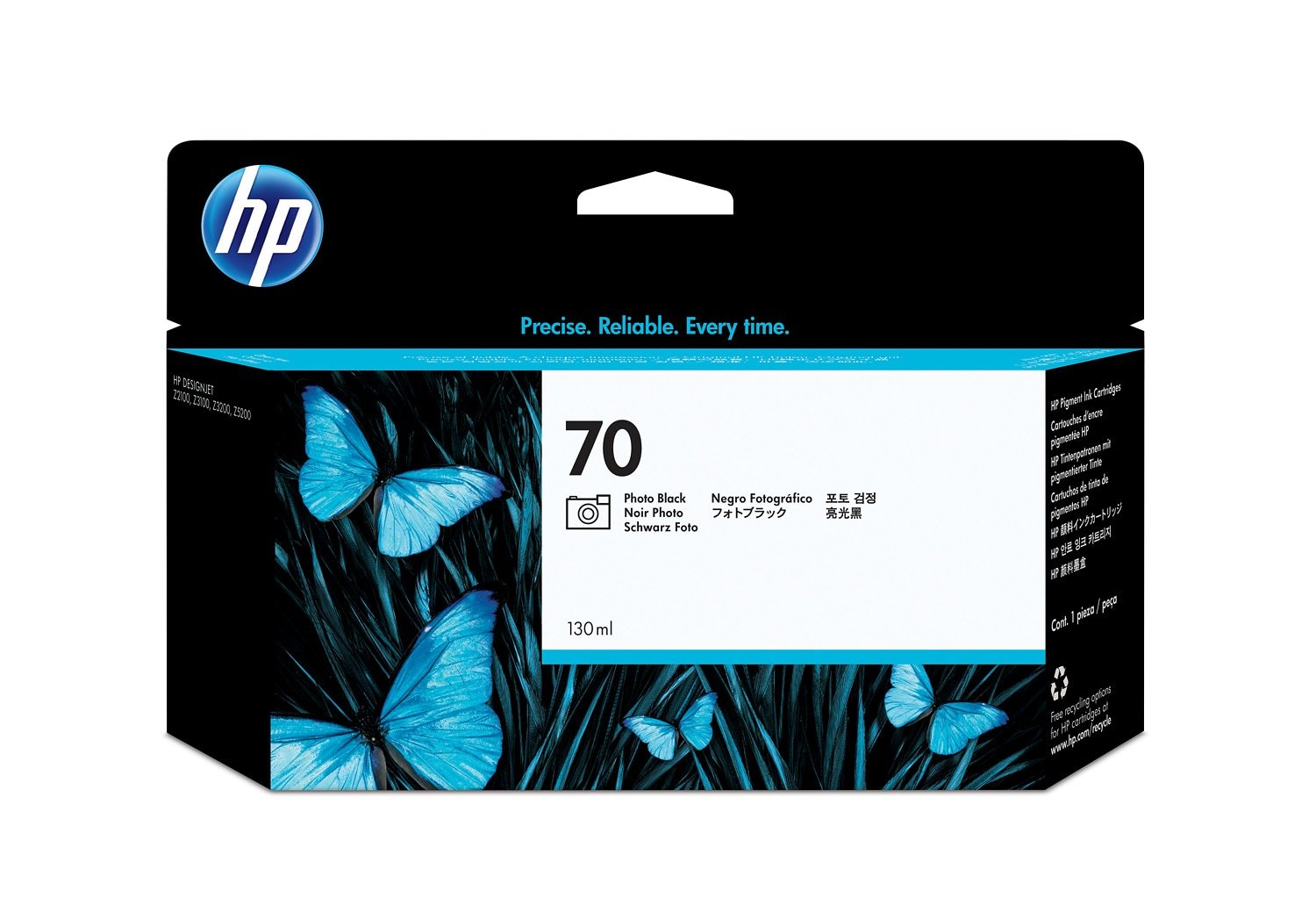 HP 70 130-ml Photo Black DesignJet Ink Kartric (C9449A) HP 70 130-ml Photo Black DesignJet Ink Kartric (C9449A)