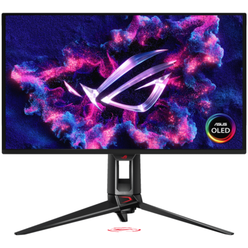 tm-dg-kot-1114-mr-0595_1_1_.png ASUS ROG Swift OLED PG27UCDM Gaming Monitor 26.5" 4K(3840x2160) QD-OLED 240Hz 1000 nits 145% sRGB, 99% DCI-P3 AMD FreeSync Premium Pro, VESA AdaptiveSync (90LM0B30-B01971) - Image 1