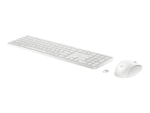 HP 655 Wireless Keyboard Mouse Combo White 860P8AA - Image 2