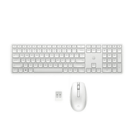 HP 655 Wireless Keyboard Mouse Combo White 860P8AA